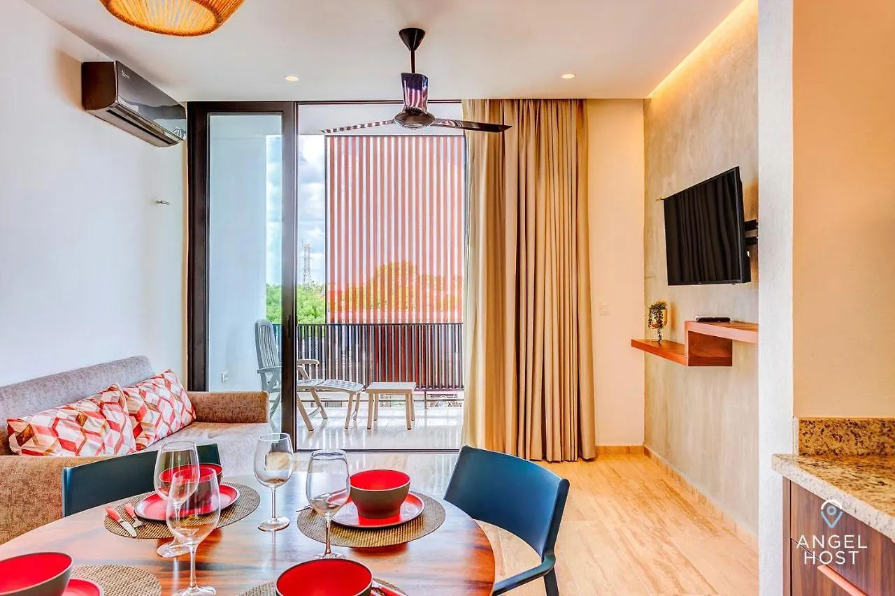 Chic Condotel With Roof Pool 10-Min Walk To Beach بلايا ديل كارمن 0*,  المكسيك